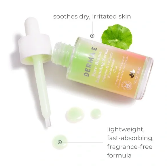 $10❤️‍🔥 LAST 1! Derma E Pure Biome Balancing Serum 💧 NEW IN BOX Cica Redness - Picture 3 of 7